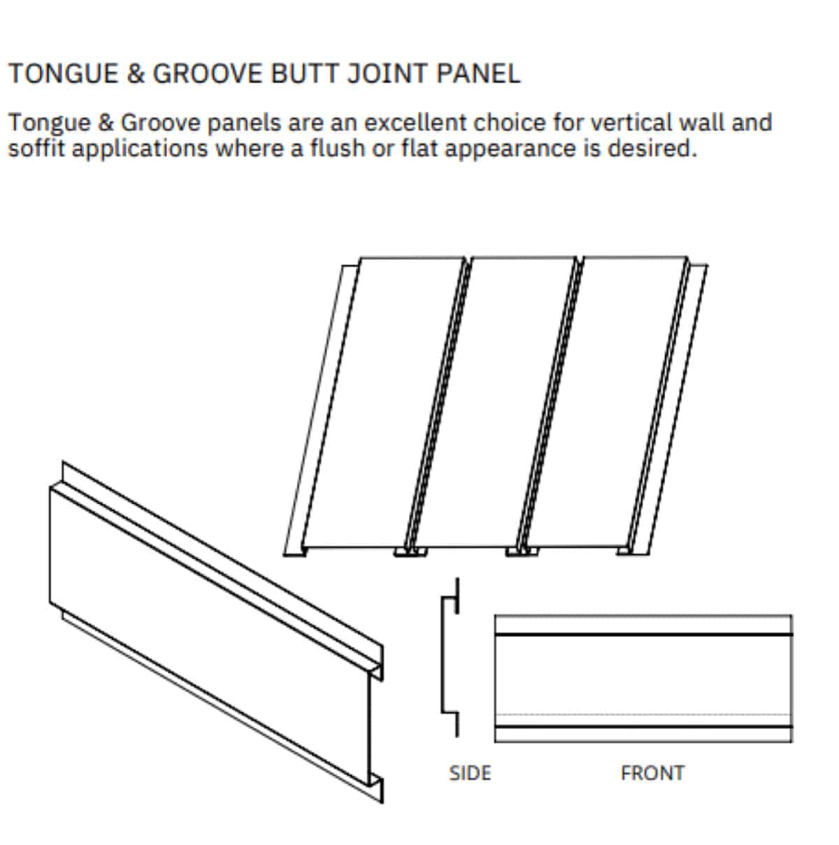 Tongue Groove Panel System Millennium Forms